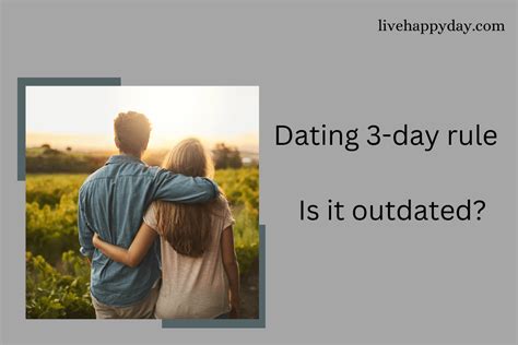 the three day rule dating